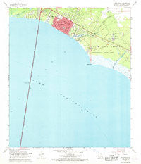 Mandeville Louisiana Historical topographic map, 1:24000 scale, 7.5 X 7.5 Minute, Year 1968