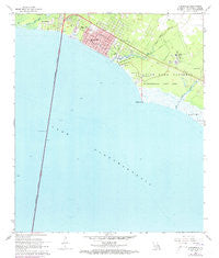 Mandeville Louisiana Historical topographic map, 1:24000 scale, 7.5 X 7.5 Minute, Year 1968