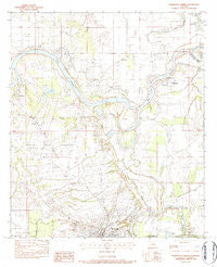 Marksville North Louisiana Historical topographic map, 1:24000 scale, 7.5 X 7.5 Minute, Year 1983