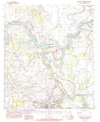 Marksville North Louisiana Historical topographic map, 1:24000 scale, 7.5 X 7.5 Minute, Year 1983
