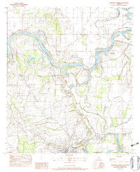 Marksville North Louisiana Historical topographic map, 1:24000 scale, 7.5 X 7.5 Minute, Year 1983