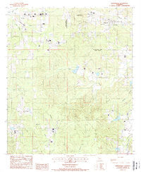 Marthaville Louisiana Historical topographic map, 1:24000 scale, 7.5 X 7.5 Minute, Year 1988