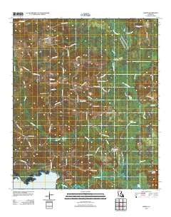 Martin Louisiana Historical topographic map, 1:24000 scale, 7.5 X 7.5 Minute, Year 2012