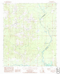 Martin Louisiana Historical topographic map, 1:24000 scale, 7.5 X 7.5 Minute, Year 1986