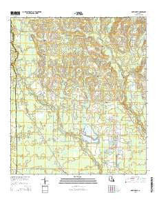 Martinville Louisiana Current topographic map, 1:24000 scale, 7.5 X 7.5 Minute, Year 2015