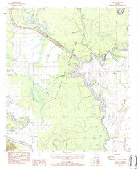 Mason Louisiana Historical topographic map, 1:24000 scale, 7.5 X 7.5 Minute, Year 1983