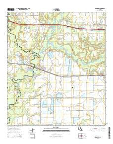 Mermentau Louisiana Current topographic map, 1:24000 scale, 7.5 X 7.5 Minute, Year 2015