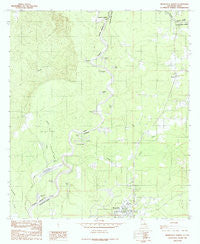 Merryville North Louisiana Historical topographic map, 1:24000 scale, 7.5 X 7.5 Minute, Year 1984