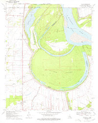 Millikin Louisiana Historical topographic map, 1:24000 scale, 7.5 X 7.5 Minute, Year 1970