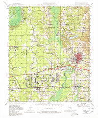 Minden Louisiana Historical topographic map, 1:62500 scale, 15 X 15 Minute, Year 1947
