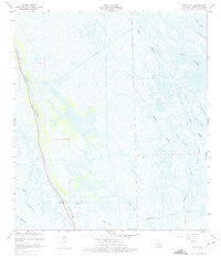 Mink Bayou Louisiana Historical topographic map, 1:24000 scale, 7.5 X 7.5 Minute, Year 1957