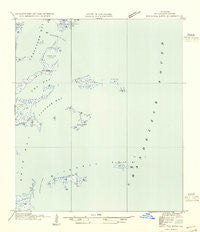 Mitchell Keys Louisiana Historical topographic map, 1:31680 scale, 7.5 X 7.5 Minute, Year 1954