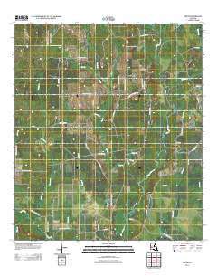 Mittie Louisiana Historical topographic map, 1:24000 scale, 7.5 X 7.5 Minute, Year 2012