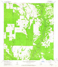 Mittie Louisiana Historical topographic map, 1:24000 scale, 7.5 X 7.5 Minute, Year 1961