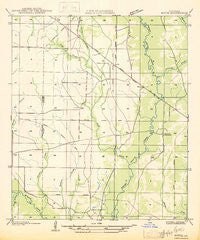Mittie Louisiana Historical topographic map, 1:31680 scale, 7.5 X 7.5 Minute, Year 1935