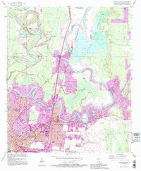 Monroe North Louisiana Historical topographic map, 1:24000 scale, 7.5 X 7.5 Minute, Year 1994