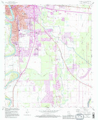 Monroe South Louisiana Historical topographic map, 1:24000 scale, 7.5 X 7.5 Minute, Year 1994