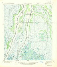 Montegut Louisiana Historical topographic map, 1:31680 scale, 7.5 X 7.5 Minute, Year 1935