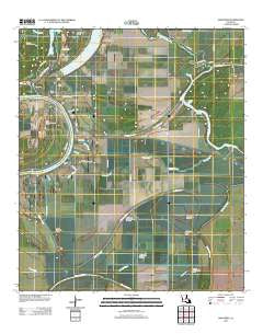 Monterey Louisiana Historical topographic map, 1:24000 scale, 7.5 X 7.5 Minute, Year 2012