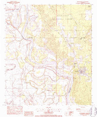Montgomery Louisiana Historical topographic map, 1:24000 scale, 7.5 X 7.5 Minute, Year 1983