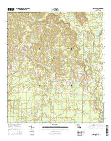 Montpelier Louisiana Current topographic map, 1:24000 scale, 7.5 X 7.5 Minute, Year 2015