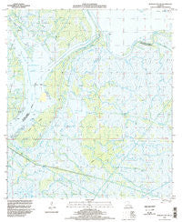 Morgan City SW Louisiana Historical topographic map, 1:24000 scale, 7.5 X 7.5 Minute, Year 1994