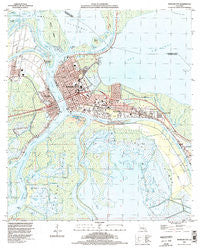 Morgan City Louisiana Historical topographic map, 1:24000 scale, 7.5 X 7.5 Minute, Year 1994