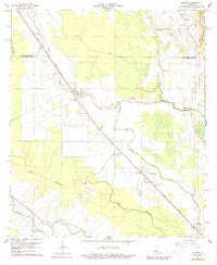 Morrow Louisiana Historical topographic map, 1:24000 scale, 7.5 X 7.5 Minute, Year 1965