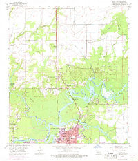 Moss Bluff Louisiana Historical topographic map, 1:24000 scale, 7.5 X 7.5 Minute, Year 1955