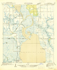 Moss Lake Louisiana Historical topographic map, 1:31680 scale, 7.5 X 7.5 Minute, Year 1946