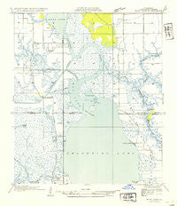 Moss Lake Louisiana Historical topographic map, 1:31680 scale, 7.5 X 7.5 Minute, Year 1932
