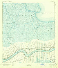 Mount Airy Louisiana Historical topographic map, 1:62500 scale, 15 X 15 Minute, Year 1892