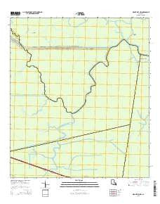 Mount Airy NW Louisiana Current topographic map, 1:24000 scale, 7.5 X 7.5 Minute, Year 2015