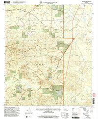 Mudville Louisiana Historical topographic map, 1:24000 scale, 7.5 X 7.5 Minute, Year 2003