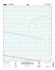 Mulberry Island West Louisiana Current topographic map, 1:24000 scale, 7.5 X 7.5 Minute, Year 2015
