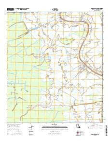 Napoleonville Louisiana Current topographic map, 1:24000 scale, 7.5 X 7.5 Minute, Year 2015
