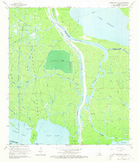 Napoleonville SW Louisiana Historical topographic map, 1:24000 scale, 7.5 X 7.5 Minute, Year 1966