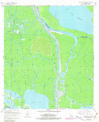 Napoleonville SW Louisiana Historical topographic map, 1:24000 scale, 7.5 X 7.5 Minute, Year 1966