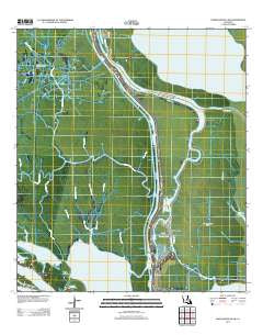 Napoleonville SW Louisiana Historical topographic map, 1:24000 scale, 7.5 X 7.5 Minute, Year 2012