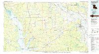 Natchitoches Louisiana Historical topographic map, 1:100000 scale, 30 X 60 Minute, Year 1986