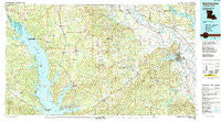 Natchitoches Louisiana Historical topographic map, 1:100000 scale, 30 X 60 Minute, Year 1986
