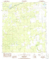 Neale Louisiana Historical topographic map, 1:24000 scale, 7.5 X 7.5 Minute, Year 1986