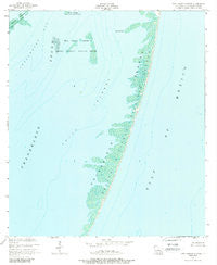 New Harbor Islands Louisiana Historical topographic map, 1:24000 scale, 7.5 X 7.5 Minute, Year 1951
