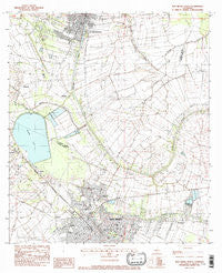 New Iberia North Louisiana Historical topographic map, 1:24000 scale, 7.5 X 7.5 Minute, Year 1983