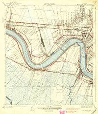 New Orleans West Louisiana Historical topographic map, 1:31680 scale, 7.5 X 7.5 Minute, Year 1938