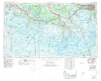 New Orleans Louisiana Historical topographic map, 1:250000 scale, 1 X 2 Degree, Year 1963