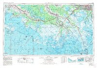 New Orleans Louisiana Historical topographic map, 1:250000 scale, 1 X 2 Degree, Year 1963