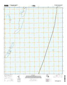 New Harbor Islands Louisiana Current topographic map, 1:24000 scale, 7.5 X 7.5 Minute, Year 2015