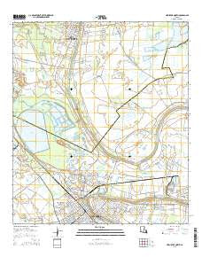 New Iberia North Louisiana Current topographic map, 1:24000 scale, 7.5 X 7.5 Minute, Year 2015