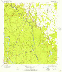 Nicholson Mississippi Historical topographic map, 1:24000 scale, 7.5 X 7.5 Minute, Year 1955
